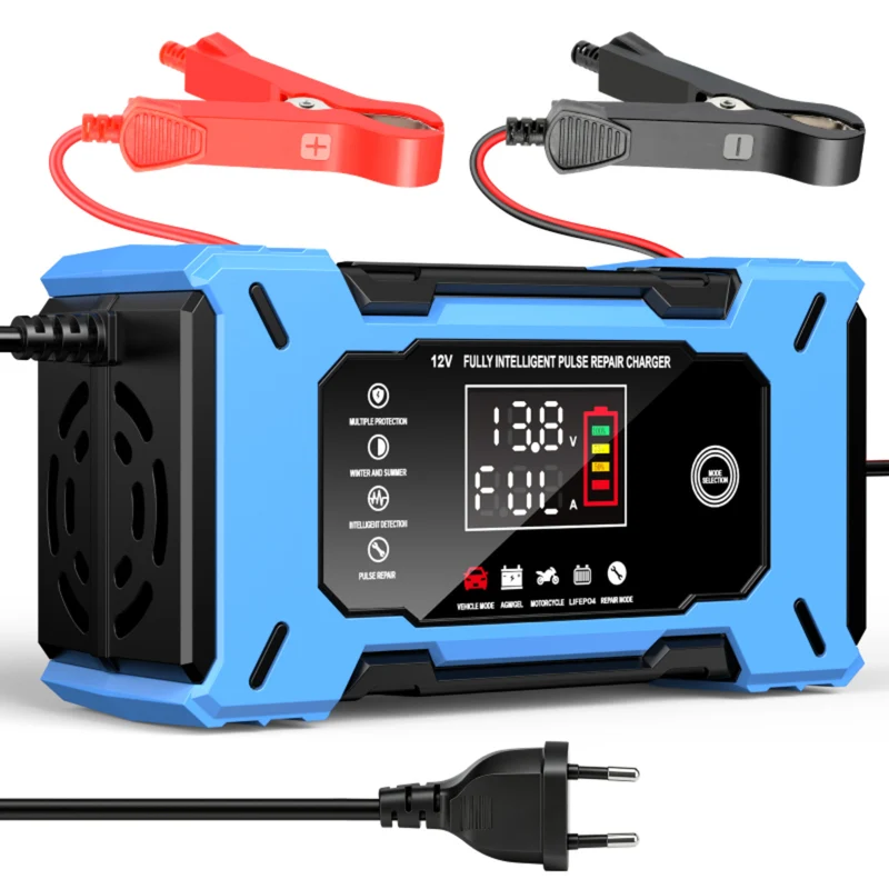 Batterieladegerät 12V 6A Auto Motorrad AGM GEL Impulsreparatur