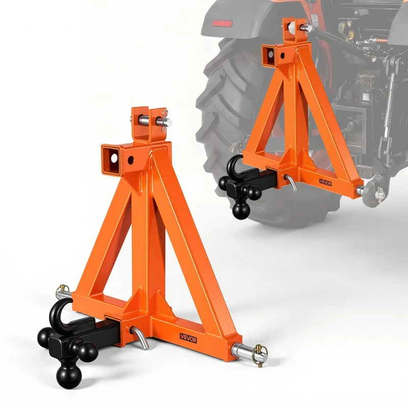 3-Punkt-Anhängerkupplung 2 Zoll Aufnahme Dreipunkt Traktor Kat 1