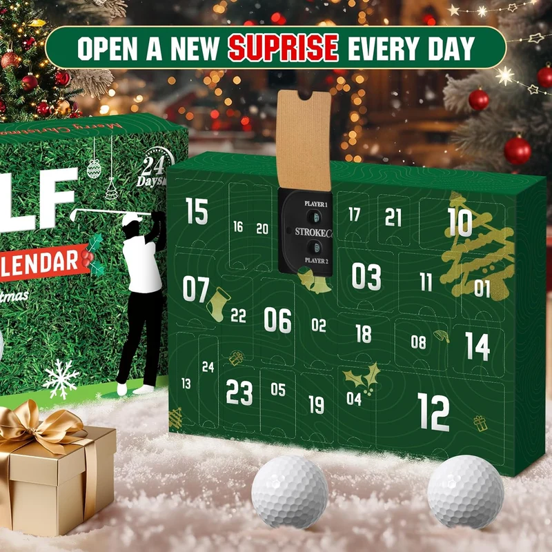 🎁Golf-Adventskalender 2026 für Golfer – 24 Tage voller Golf-Überraschungen