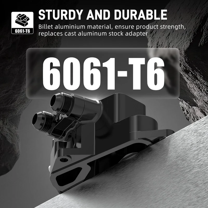 Ölkühler Thermostatgehäuse Adapter Billet Aluminium E90 E92 F30 N54 N55