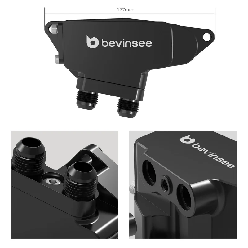 Ölkühler Thermostatgehäuse Adapter Billet Aluminium E90 E92 F30 N54 N55