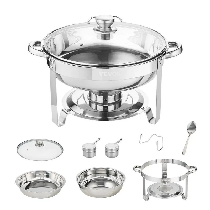 Edelstahl Warmhaltebehälter Speisenwärmer Buffet