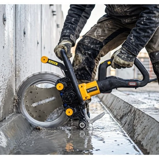 Elektro Ringsäge Betonsäge Trennsäge Nass Trockenschnitt