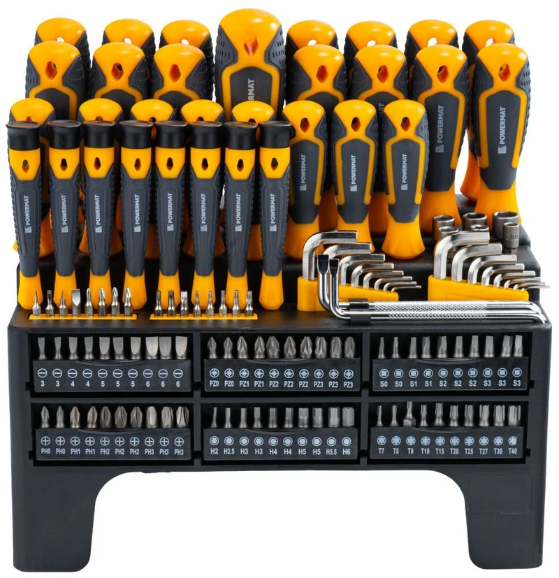 Schraubendreher Set 132tlg Bit Satz Torx Kreuz Schlitz Werkzeug
