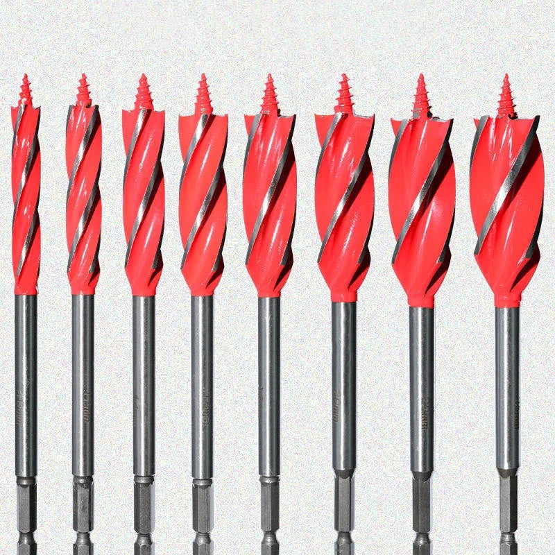 🔧 50% RABATT! ⚡ 8‑teiliges Spiralbohrer‑Set – 4 Schneiden für die Holzbearbeitung ✨