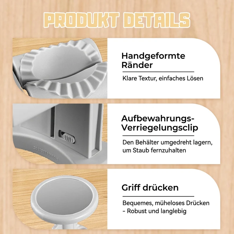 🥟50 % RABATT !! ✨Teigtaschenformer für hausgemachte Dumplings