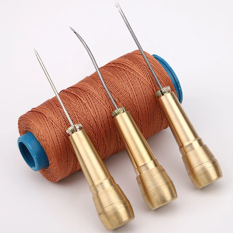 📢📢JETZT 50 % RABATT!! ⏰5-teiliges Leder-Nähahle-Set mit gewachstem Faden🧵