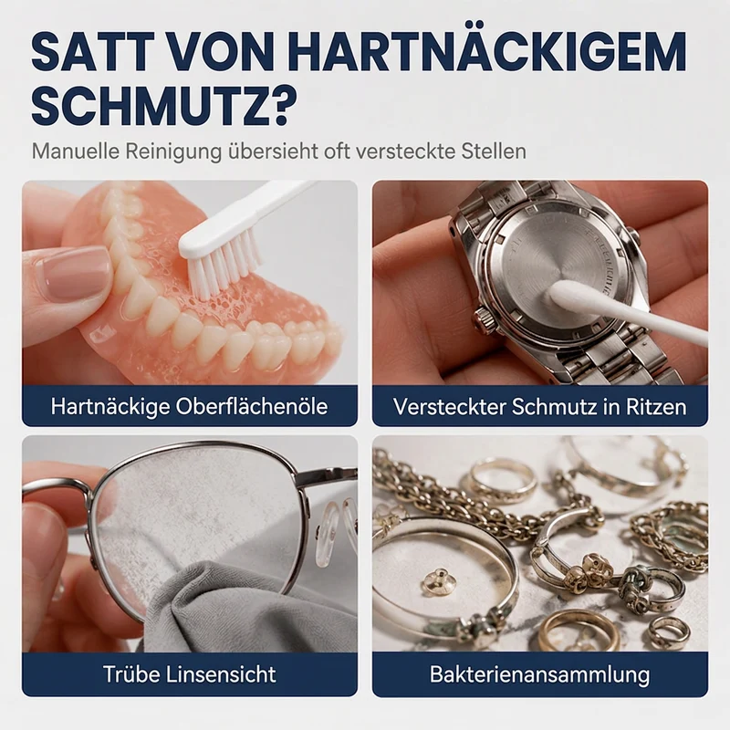 📢📢50% RABATT !!⏰Multifunktionaler Ultraschallreiniger
