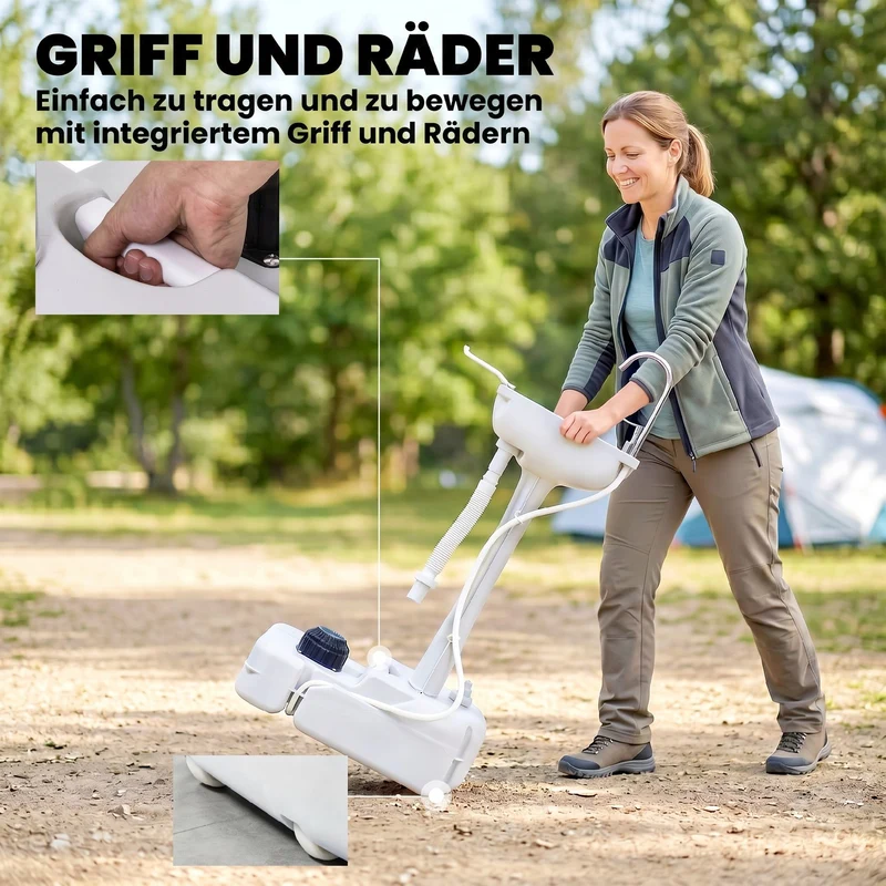 Camping Waschbecken Handwaschbecken Auffangbehälter Abwasser