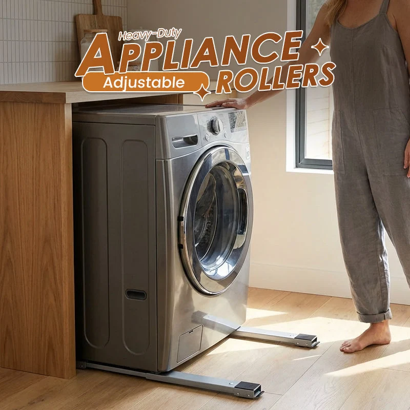 ⚙️ 50% RABATT! 🛞 Verstellbare Möbelrollen – Mit Bremse & für Waschmaschine/Kühlschrank ✨