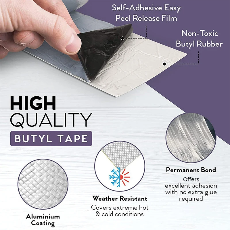 🔥 Nur heute: 50 % Rabatt! – 🎁 Hochbelastbares wasserdichtes Aluminiumband – Sofortige Reparatur und Abdichtung bei Lecks