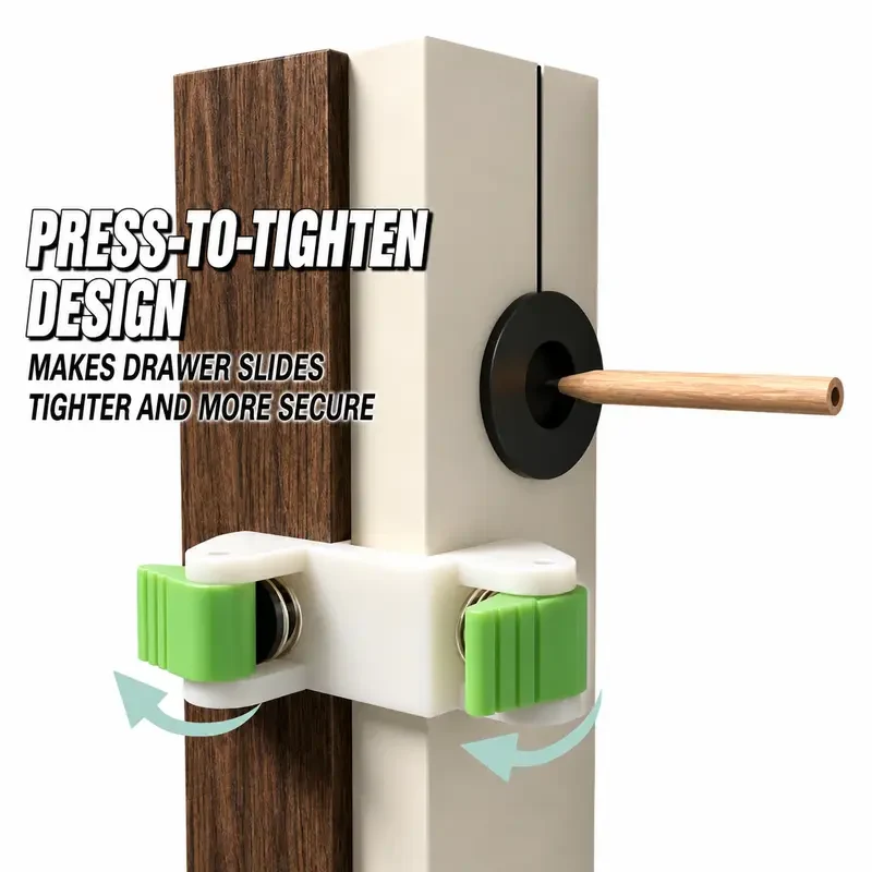 🔧 50 % RABATT! 📏 Holzverarbeitungs-Füllleiste mit Befestigungsklammer – schneller Klemmmechanismus, beidseitige Klemmung und schützende Gummipolster – perfekt für den Einbau in Schränke 🏠