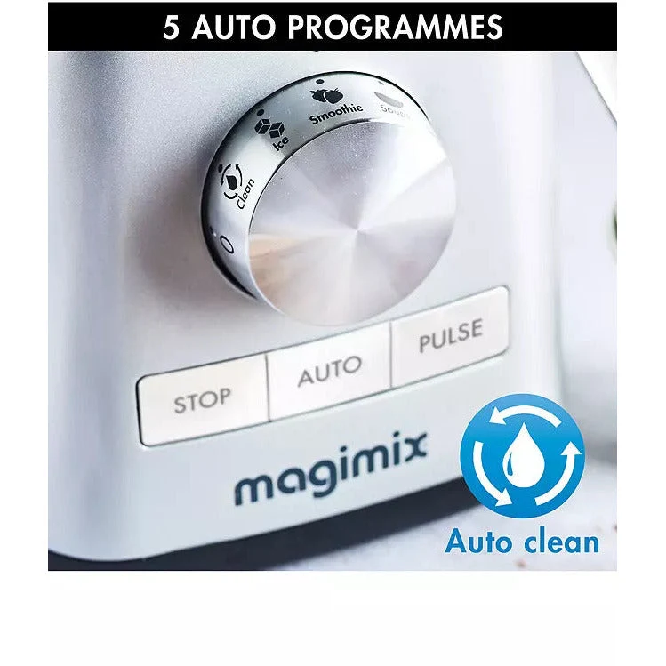 Magimix Standmixer Power 3 1000W Compact Standmixer - Matte Chrome | 11641