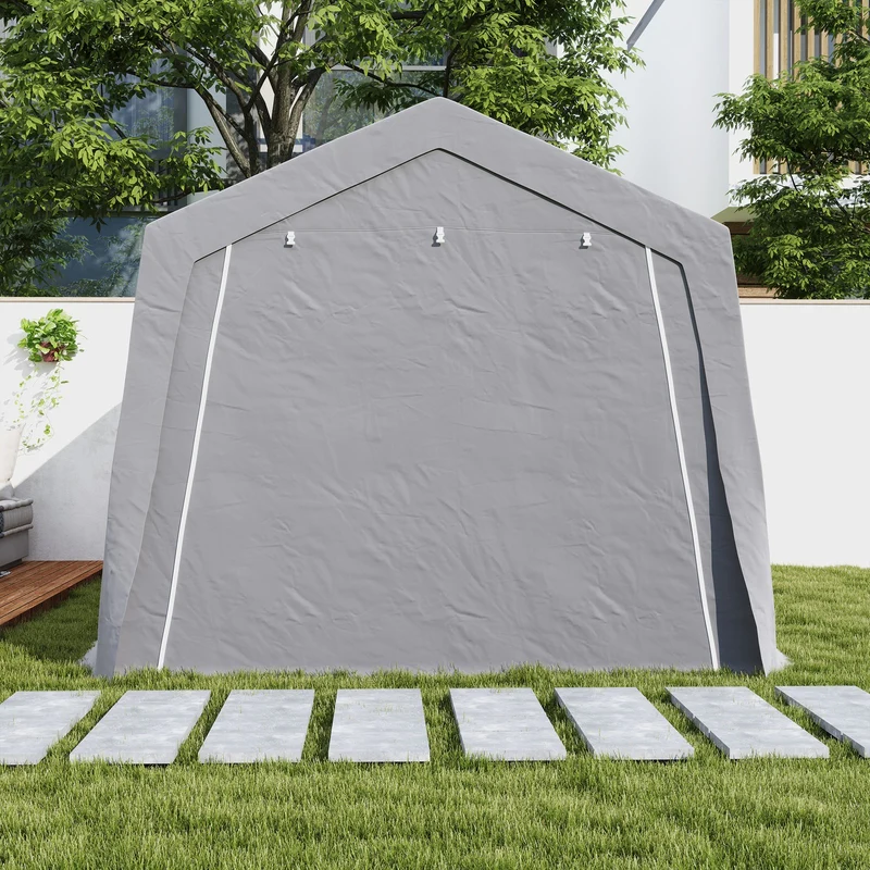 Gerätezelt Satteldach 300x447x255cm Wasserdicht Gartenzelt