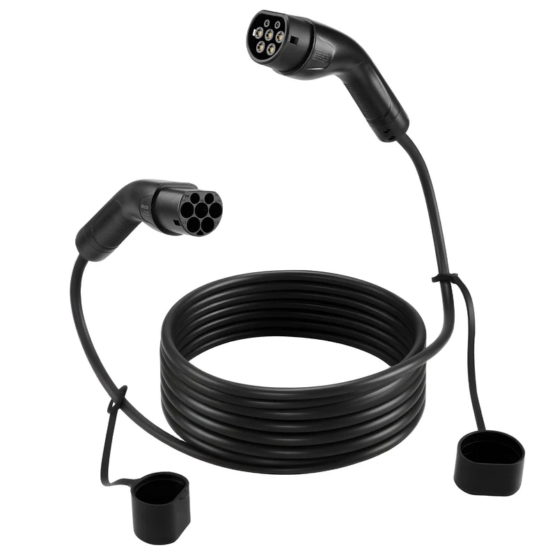 Typ 2 Ladekabel 3-Phasig 32A 10m Verlängerungskabel Elektroauto 22kW