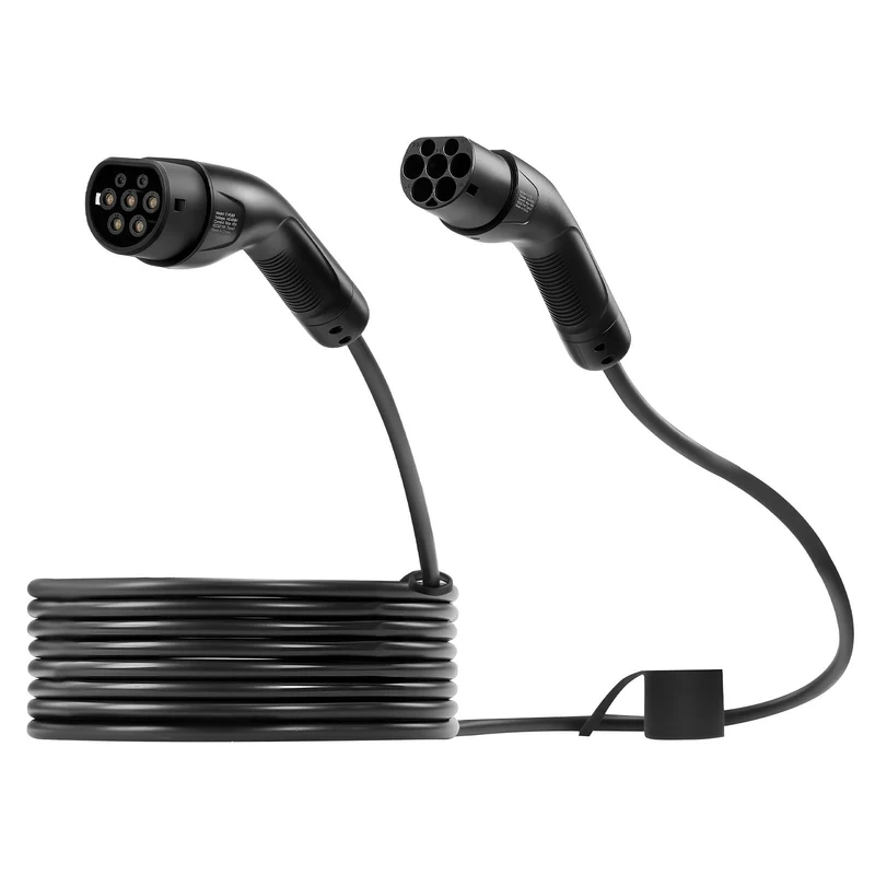 Typ 2 Ladekabel 3-Phasig 32A 10m Verlängerungskabel Elektroauto 22kW