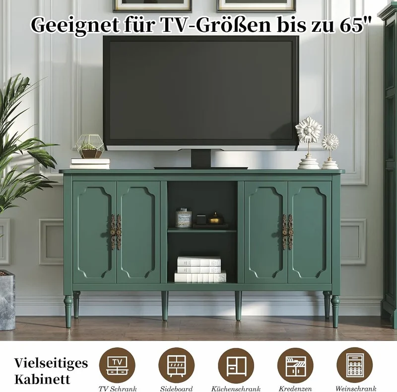 Antik Sideboard Kommode Flur Wohzimmer Dekoration