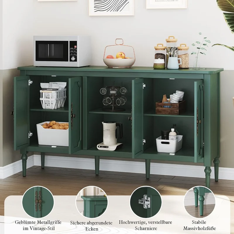 Antik Sideboard Kommode Flur Wohzimmer Dekoration