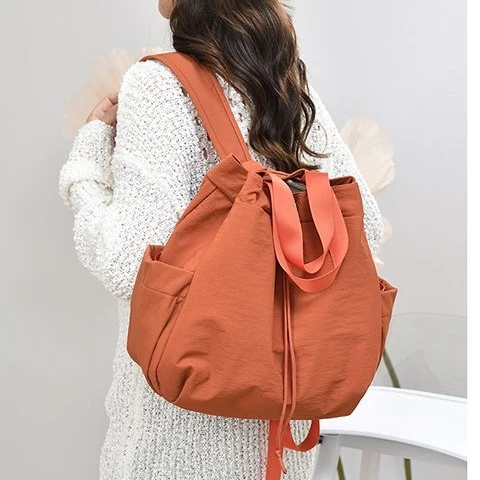 Lässiger Kordelzug Rucksack Brehn