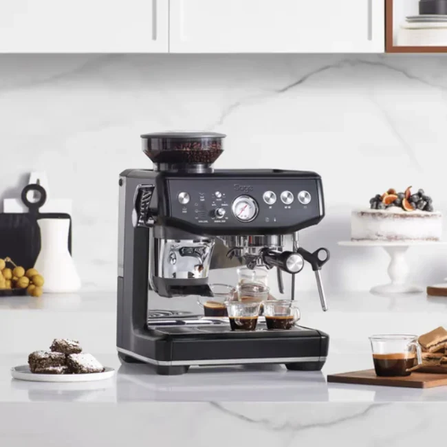 Sage The Barista Express Impress Bean To Cup Kaffeemaschine - Schwarz Truffle | SES876BTR4GUK1