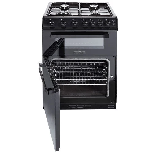 NordMende 60CM freistehend LPG Gas Herd - Schwarz | CTG62LPGBK