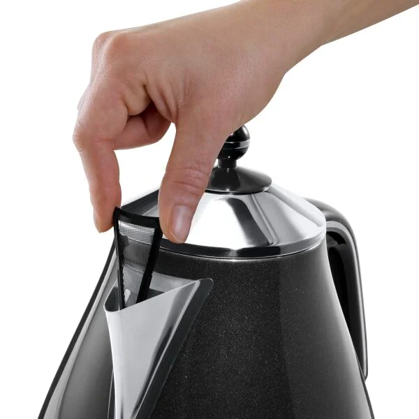 DeLonghi Icona Micalite 1.7L Wasserkocher - Schwarz | KBOM3001.BK