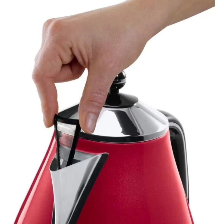 DeLonghi Icona Micalite 1.7L Wasserkocher - Rot | KBOM3001.R