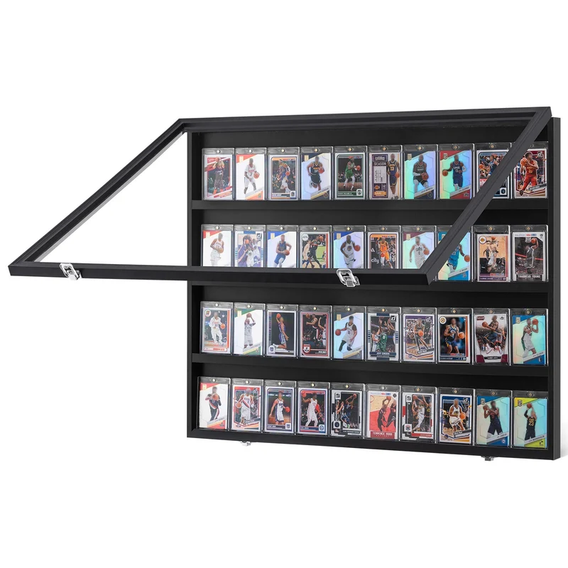Trading Cards Vitrine Schaukasten Sportkarten 36 Stück TCG