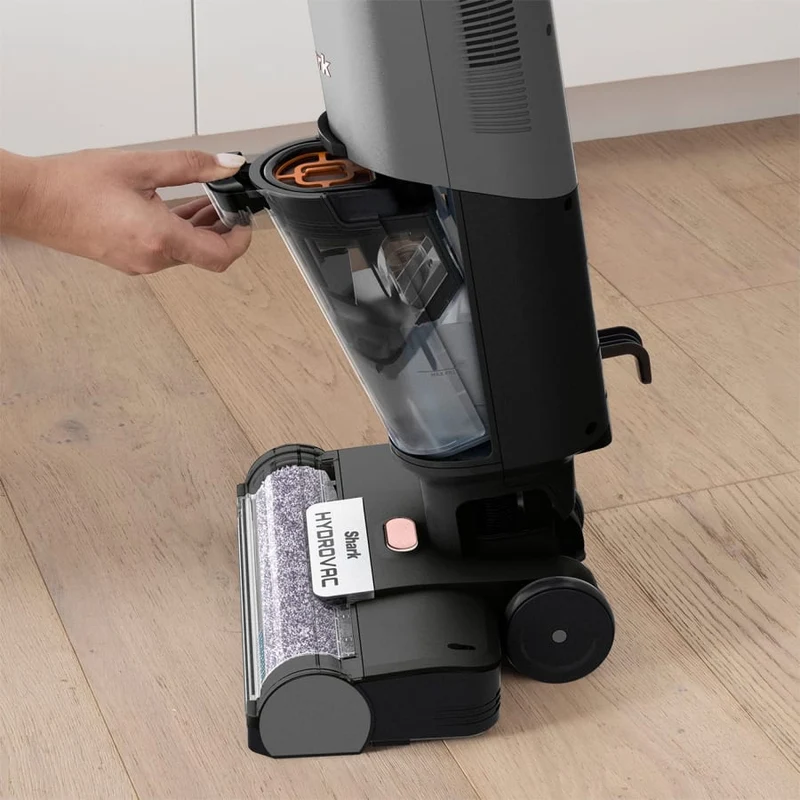 Shark HydroVac 500ml Cordless Hard Floor Staubsauger - Charcoal Grau | WD210UK