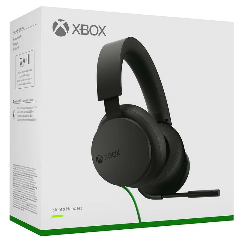 Microsoft Xbox Stereo Headset for Xbox Series X|S - Schwarz | 8LI-00002