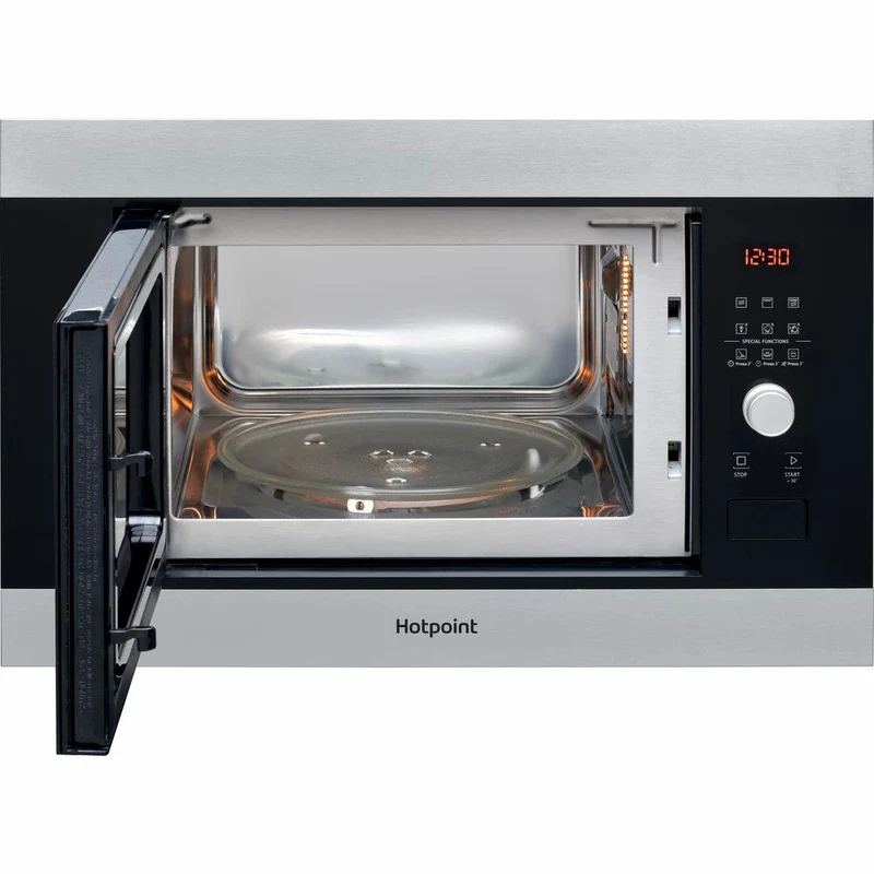 Hotpoint 25L Einbau Mikrowelle Backofen - Inox | MF25GIXH