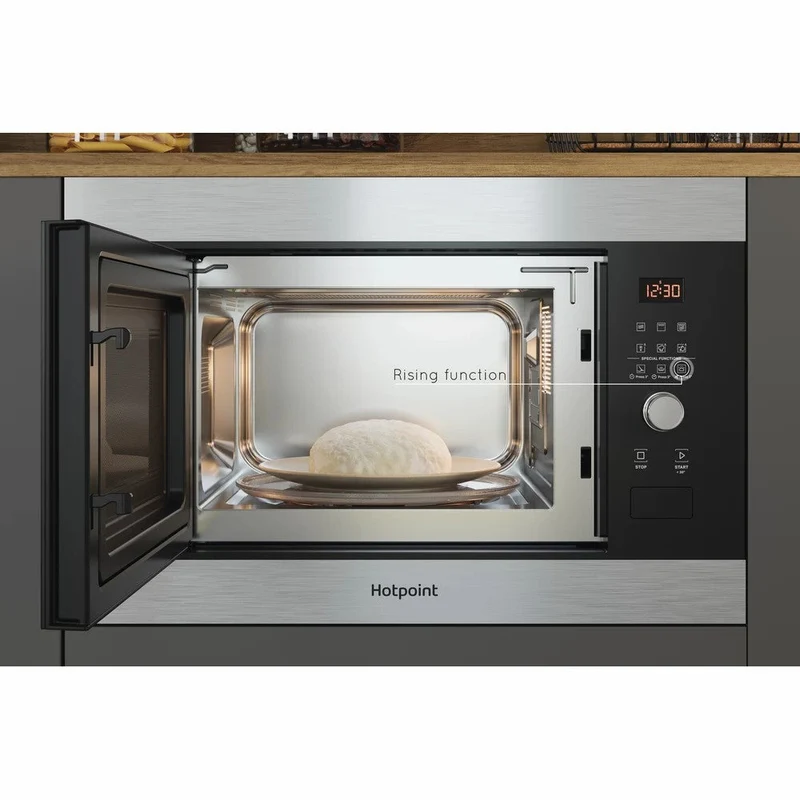 Hotpoint 25L Einbau Mikrowelle Backofen - Inox | MF25GIXH