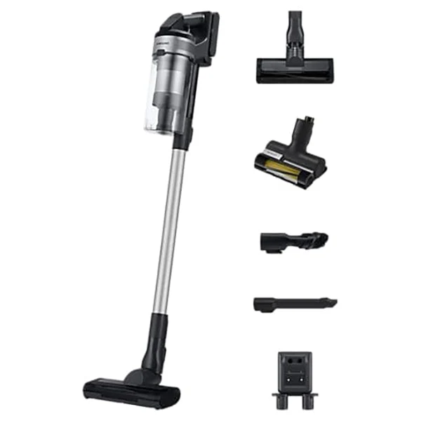 Samsung Jet™ 65 Pet Cordless Stick Staubsauger, Max 150W Suction Power mit Pet Tool - Silber | VS15A60AGR5/EU