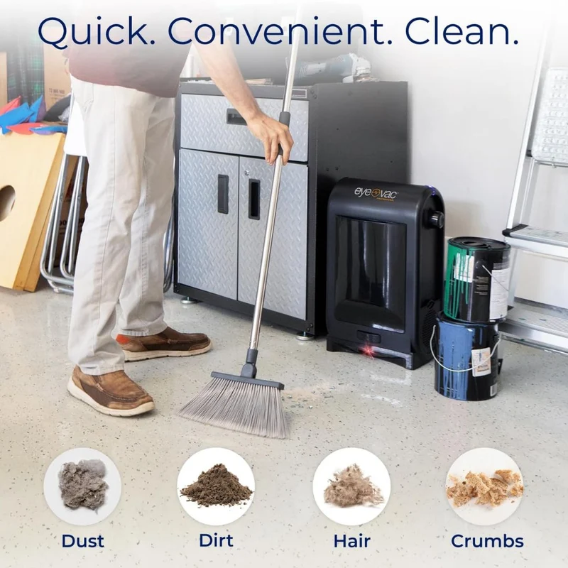 Sweep It Here and Watch the Floor Eat It