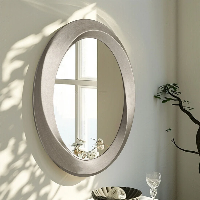 Antik Wandspiegel Oval Spiegel Flurspiegel Dekoration
