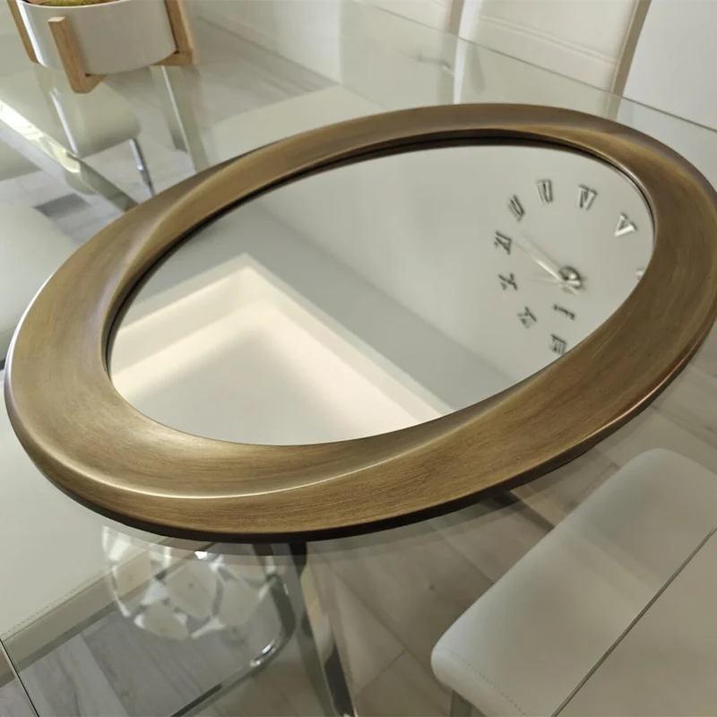 Antik Wandspiegel Oval Spiegel Flurspiegel Dekoration