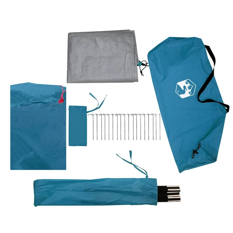 Tunnelzelt Zelt Camping Outdoor Wasserdicht Campingzelt 405x170x106cm