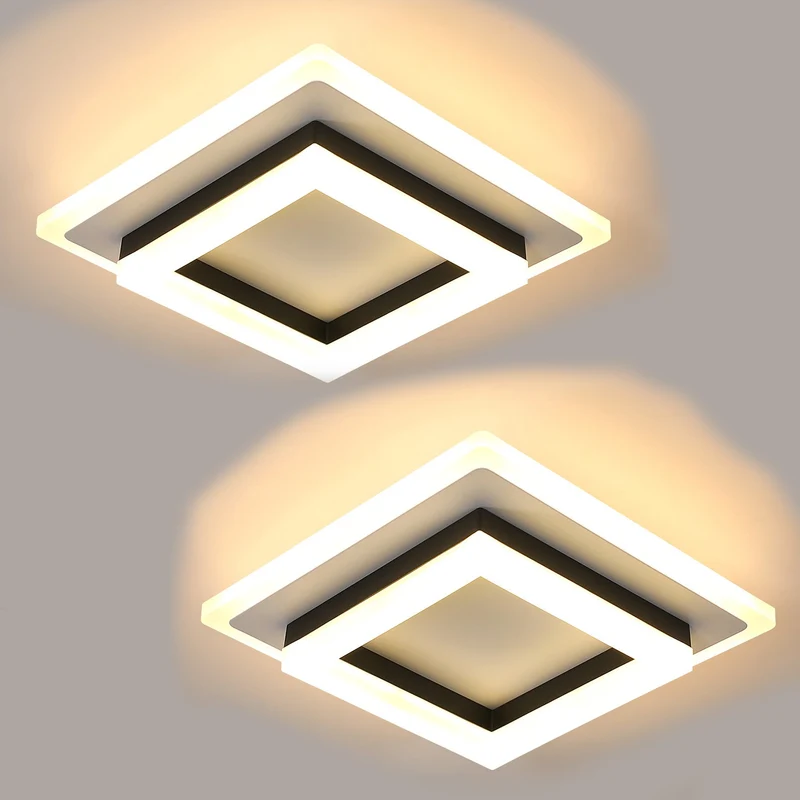 2x LED Deckenleuchte Deckenlampe Leuchte Beleuchtung Lampe