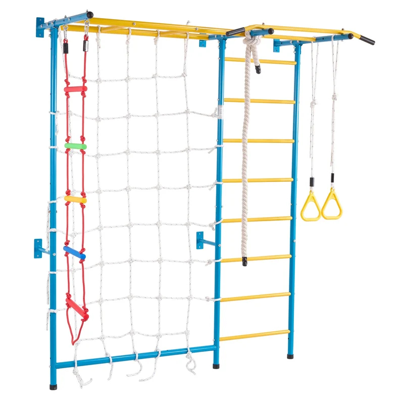 Sprossenwand Kletterwand Klettergerüst Kinder 7in1
