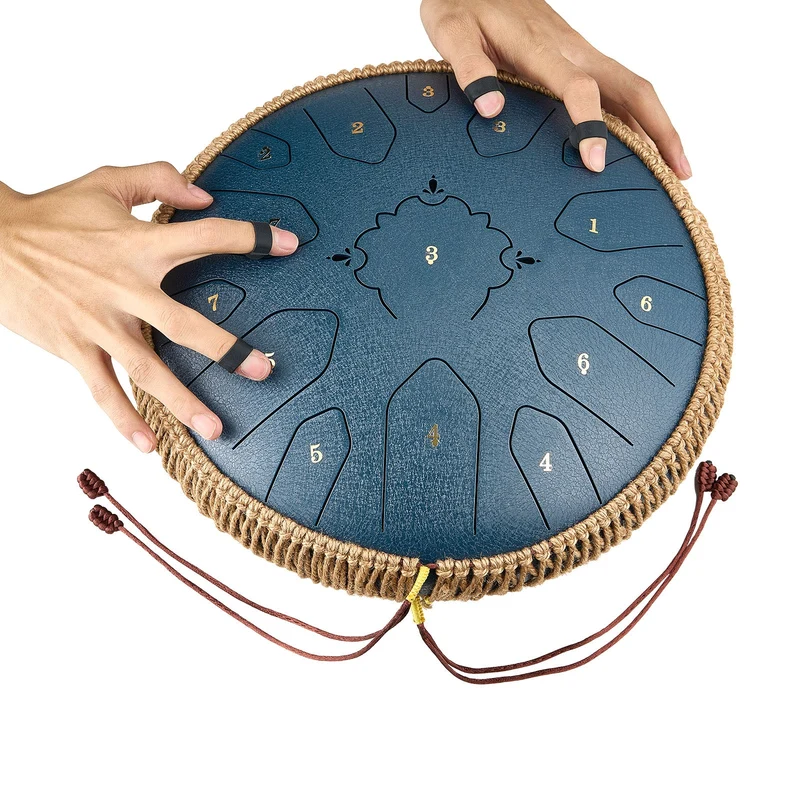 Zungentrommel D-Dur Stahl Tongue Drum Percussion Instrument