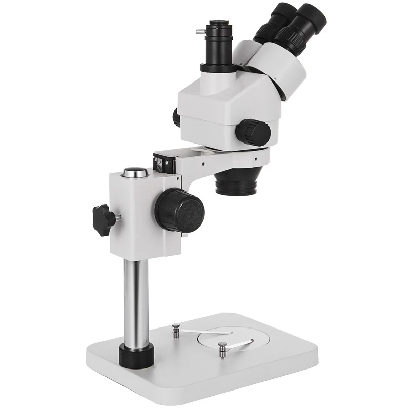 Trinokulares Stereomikroskop Säulenständer Mikroskop