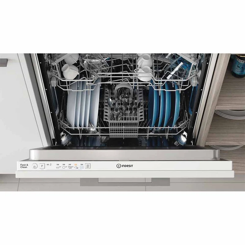 Indesit 60CM Fully integriert Standard Geschirrspüler - Weiß | D2IHL326UK