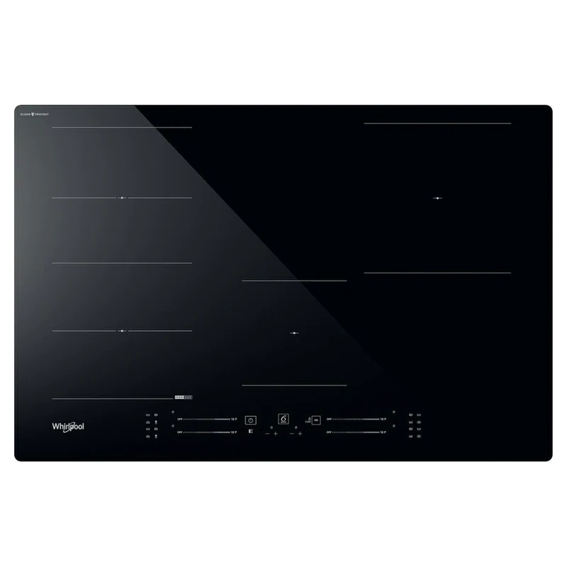 Whirlpool 80CM 4 Zones Induction Kochfeld mit CleanProtect - Schwarz | WF S1577 CPNE