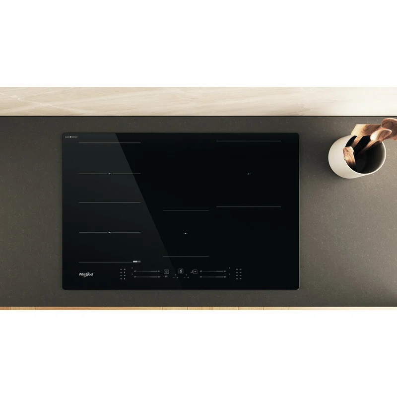 Whirlpool 80CM 4 Zones Induction Kochfeld mit CleanProtect - Schwarz | WF S1577 CPNE