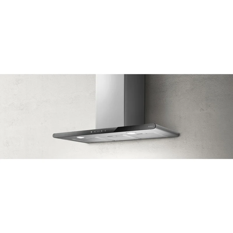Elica 80cm Chimney Dunstabzugshaube - Edelstahl & Schwarz Glass | GALAXYBLIXA80
