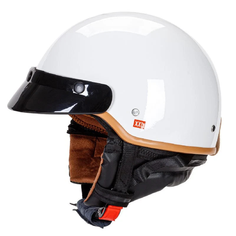 Klassische Halbhelm Motorrad Ausrüstung Brehn