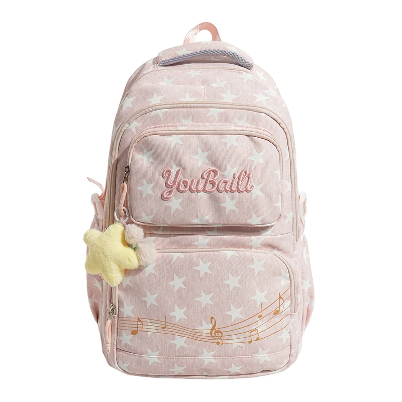 Sternenmuster-Canvas-Rucksack Karnz