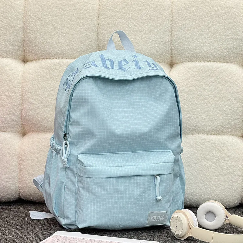 Stylischer kariertes Muster Rucksack Karnz