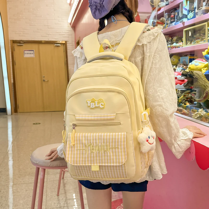 Stylische Karierte Rucksack Karnz