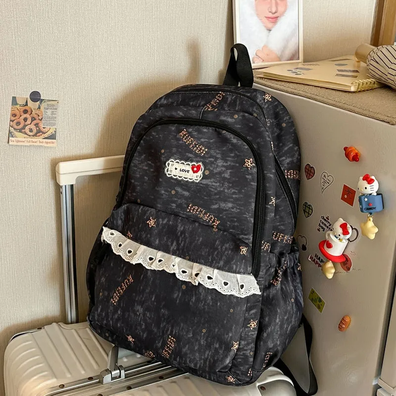 Stylische Lässige Bedruckte Rucksack Karnz